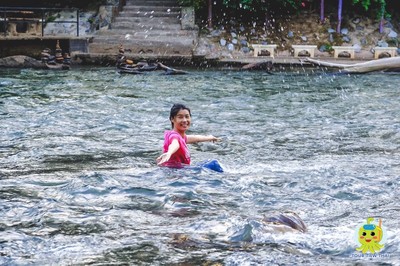 😁 ตื่นเช้ามา ลงน้ำก่อนเลย เย็นเจี๊ยบ ขอบอก
สวนคุณเล็ก @นครนายก
#tourtiewthai