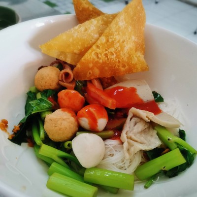 เส้นหมี่เย็นตาโฟแห้ง