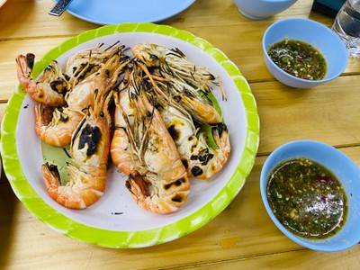 กุ้งเผา