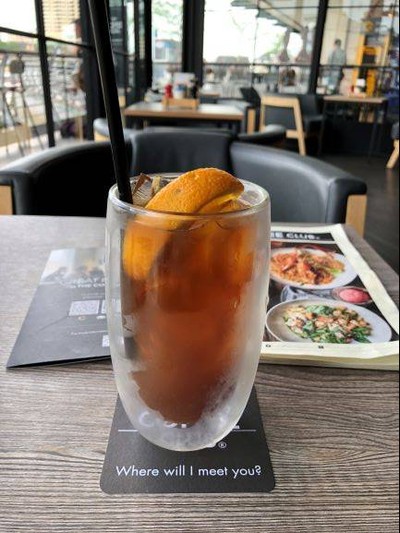 Orange Tonic coffee cold brew