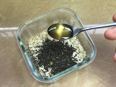 วิธีทำ Milky Chia Overnight Oats