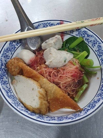 บะหมี่แห้งเย็นตาโฟ