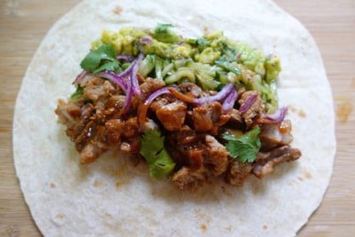 วิธีทำ Burrito Al Pastor 🇲🇽 สูตรกะทะ