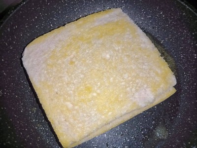 วิธีทำ grilled cheese sandwich