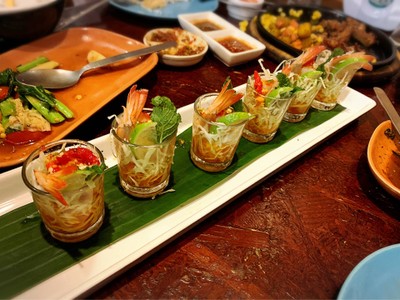 กุ้งแช่น้ำปลา
