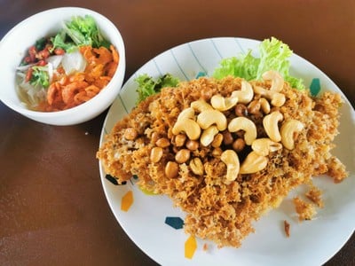 ปลาช่อนทอดฟู