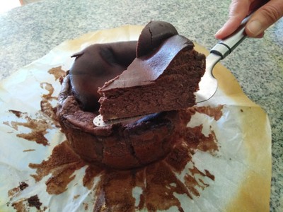 Chocolate basque burnt  cheesecake  /ขนมคีโต :ช็อคโกแลตชีสเค้กหน้าไหม้