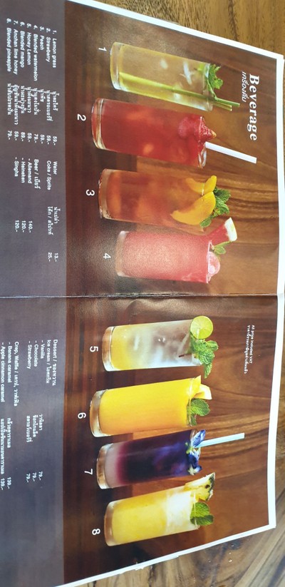 ป้ายราคาหรือสมุดเมนู