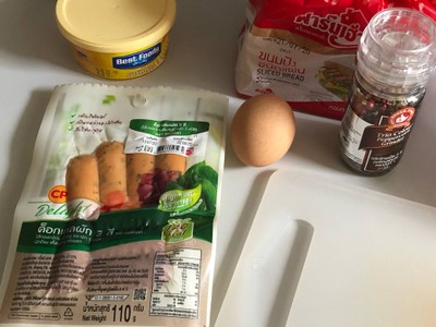 วิธีทำ ขนมปังชุบไข่ไส้กรอก 🌭 วิธีทำ ขนมปังชุบไข่ไส้กรอก 🌭