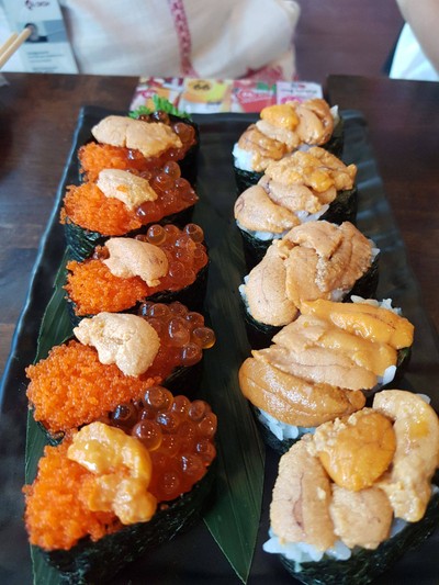 เมนูของร้าน ซูชิมั้ย สาขานวมินทร์