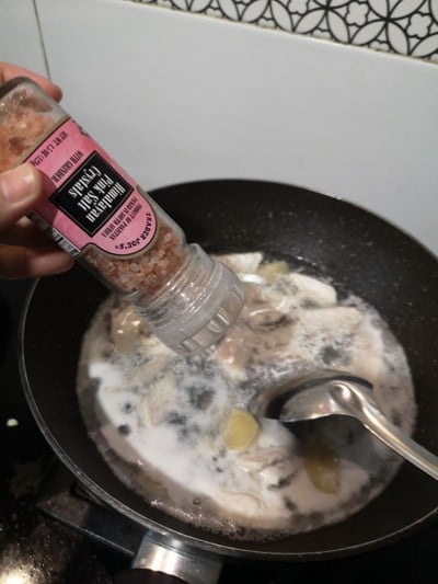 วิธีทำ ปลากระพงขาวลวก-จิ้ม