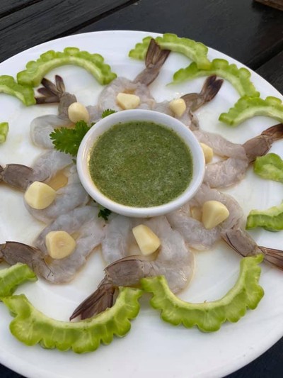 กุ้งแช่น้ำปลา