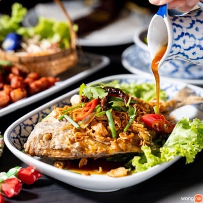 เมนูของร้าน ครัวเรือนไทย