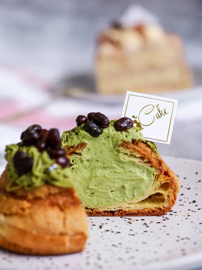 Matcha Choux Puff