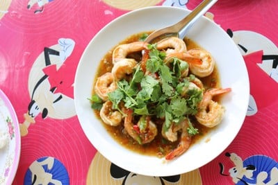 กุ้งผัดพริกเกลือ