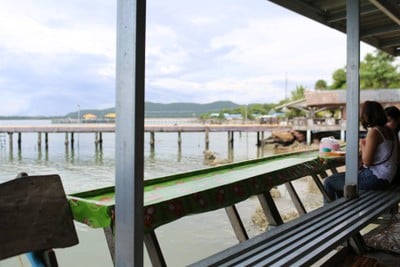 บรรยากาศร้าน โต๊ะมองวิว