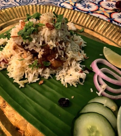 ข้าวหมกไก่แบบอิหร่าน