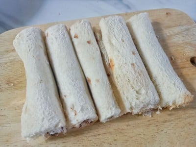 วิธีทำ Nutella French Toast Roll