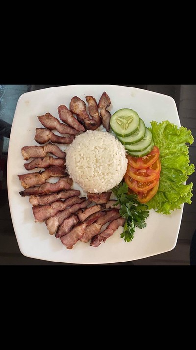 ข้าวหมูย่าง