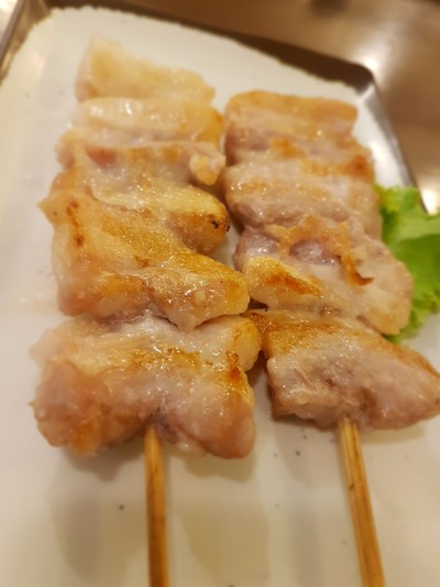 หมูสามชั้นย่างเกลือ