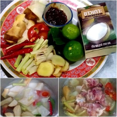 วิธีทำ ต้มยำไก่หัวปลี วิธีทำ ต้มยำไก่หัวปลี
