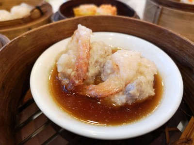 กุ้งนึ่งสวรรค์น้ำแดง