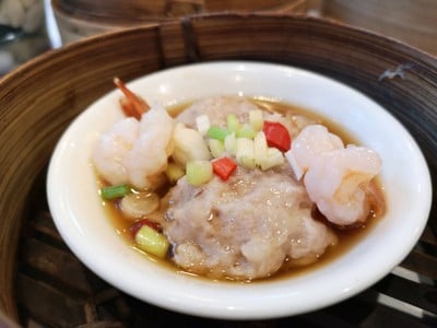 กุ้งนึ่งซีอิ๊ว