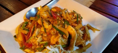 หมึกผัดไข่เค็ม