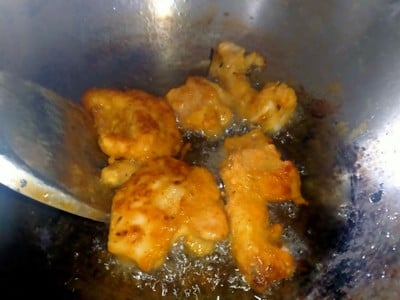 วิธีทำ ไก่ทอดซอสต้มยำ