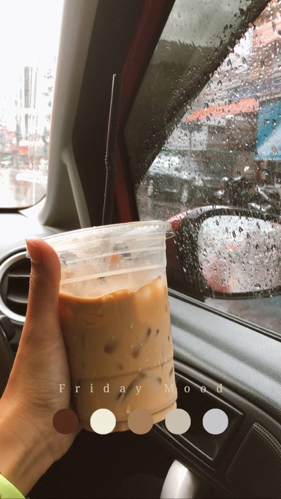 ลาเต้เย็น