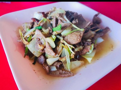 ตับผัดขิง  姜切