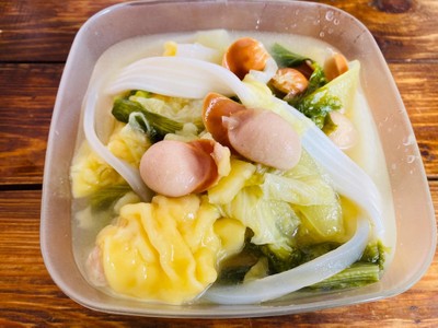 ต้มจืดผักรวม Soup with mixed vegetables