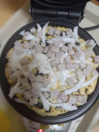 Waffle Coconut + Taro