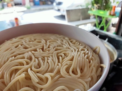 เส้นสปาเกตตี้ผัดขี้เมาทะเล