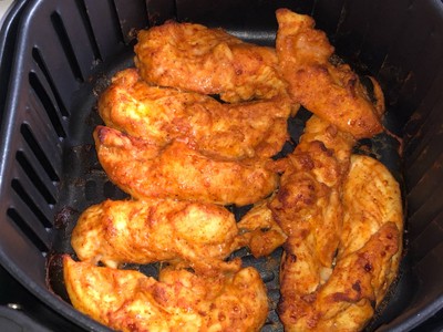 วิธีทำ สันในไก่หมักผงบัฟฟาโลวิงส์