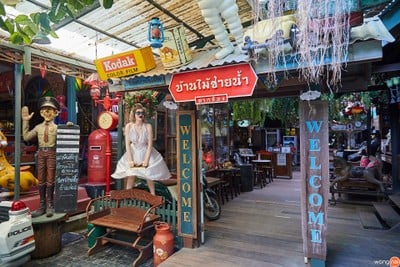หน้าร้าน Banmai Vintage Cafe ปากช่อง