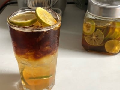 กาแฟดำน้ำผึ้งมะนาวดอง