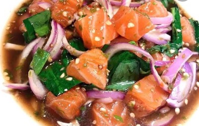 ยำเซลมอลปลาร้า