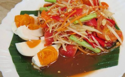 ตำไทยไข่เค็ม