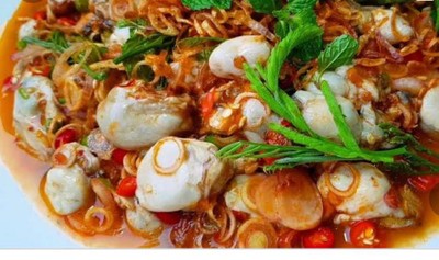 ยำหอยนางรม