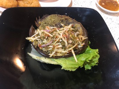 ยำไข่แมงดา