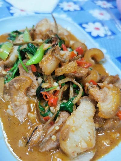 เมนูของร้าน ร้านข้าวต้มร่าเริง