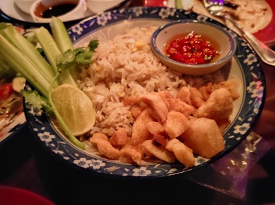 ข้าวผัดกากหมู