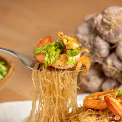 วิธีทำ วุ้นเส้นผัดดอกขจรกุ้ง วิธีทำ วุ้นเส้นผัดดอกขจรกุ้ง