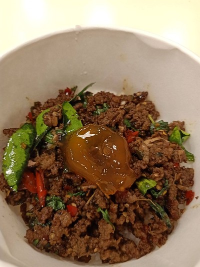 เมนูของร้าน กะเพรากระทะเหล็ก [KAPHRAO IRON PAN] ลาดพร้าว