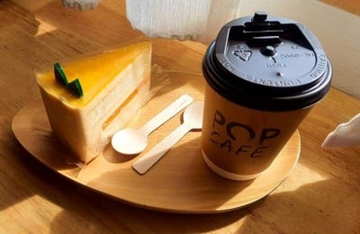 เมนูของร้าน Pop Cafe นครพนม