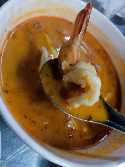 ต้มยำรวมมิตรทะเล น้ำข้น