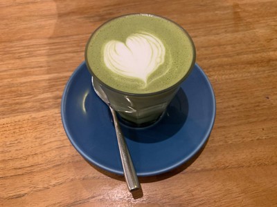 Matcha green tea latte