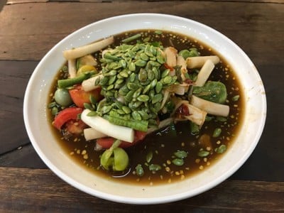 เมนูของร้าน แซ่บวัน ตำซั่ว Original