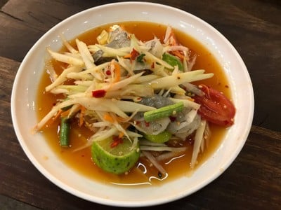 เมนูของร้าน แซ่บวัน ตำซั่ว Original